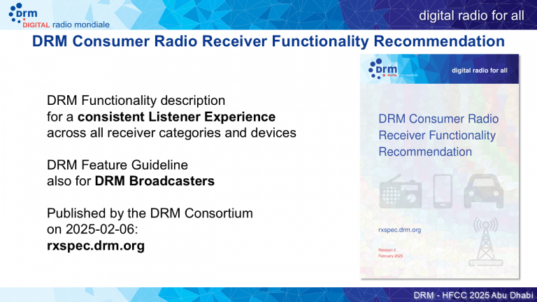 DRM Update Presented at HFCC Conference in Abu Dhabi - Digital Radio ...